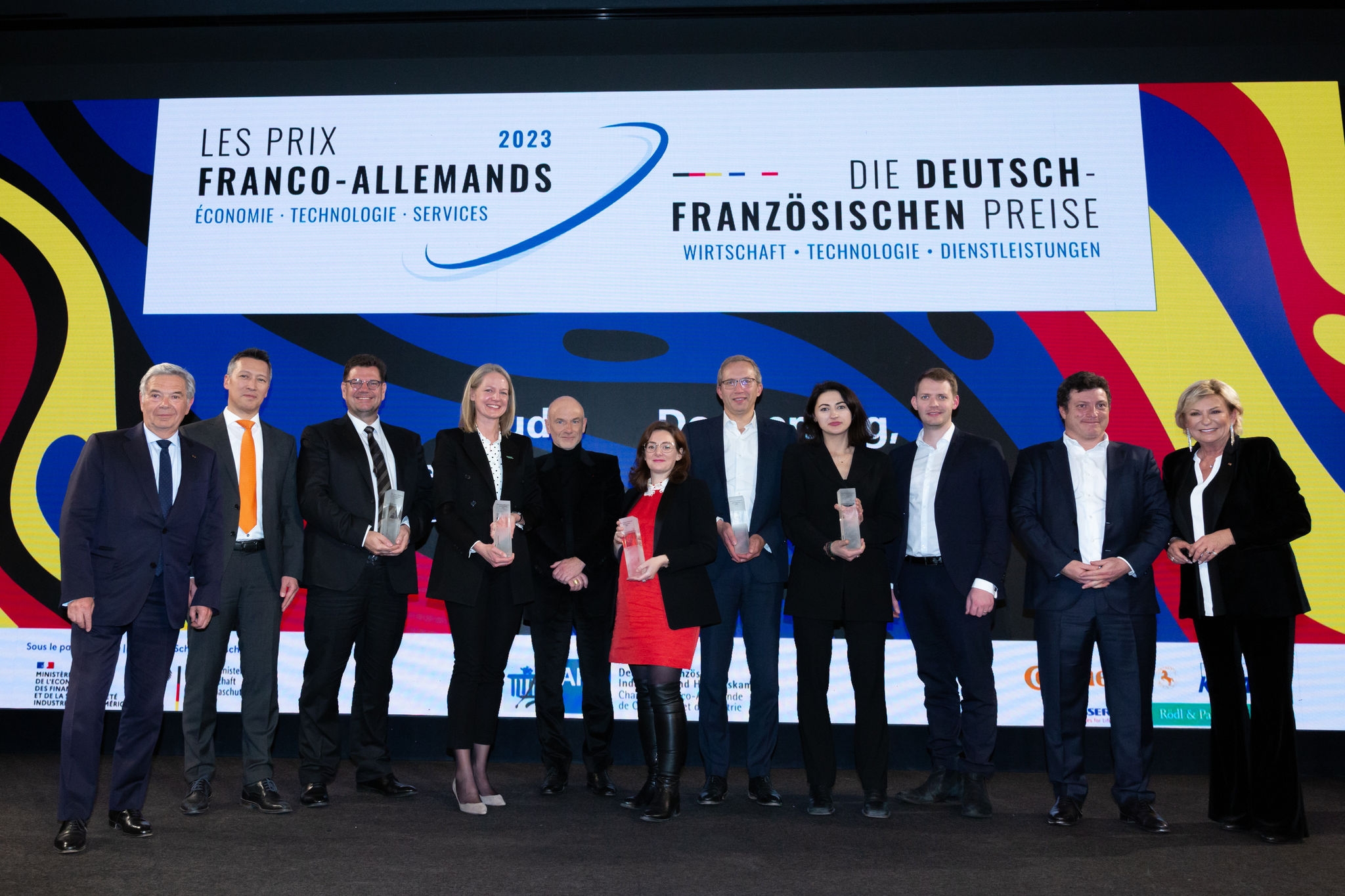 Remise prix franco-allemand personnalité de l'année Anna Maria Braun